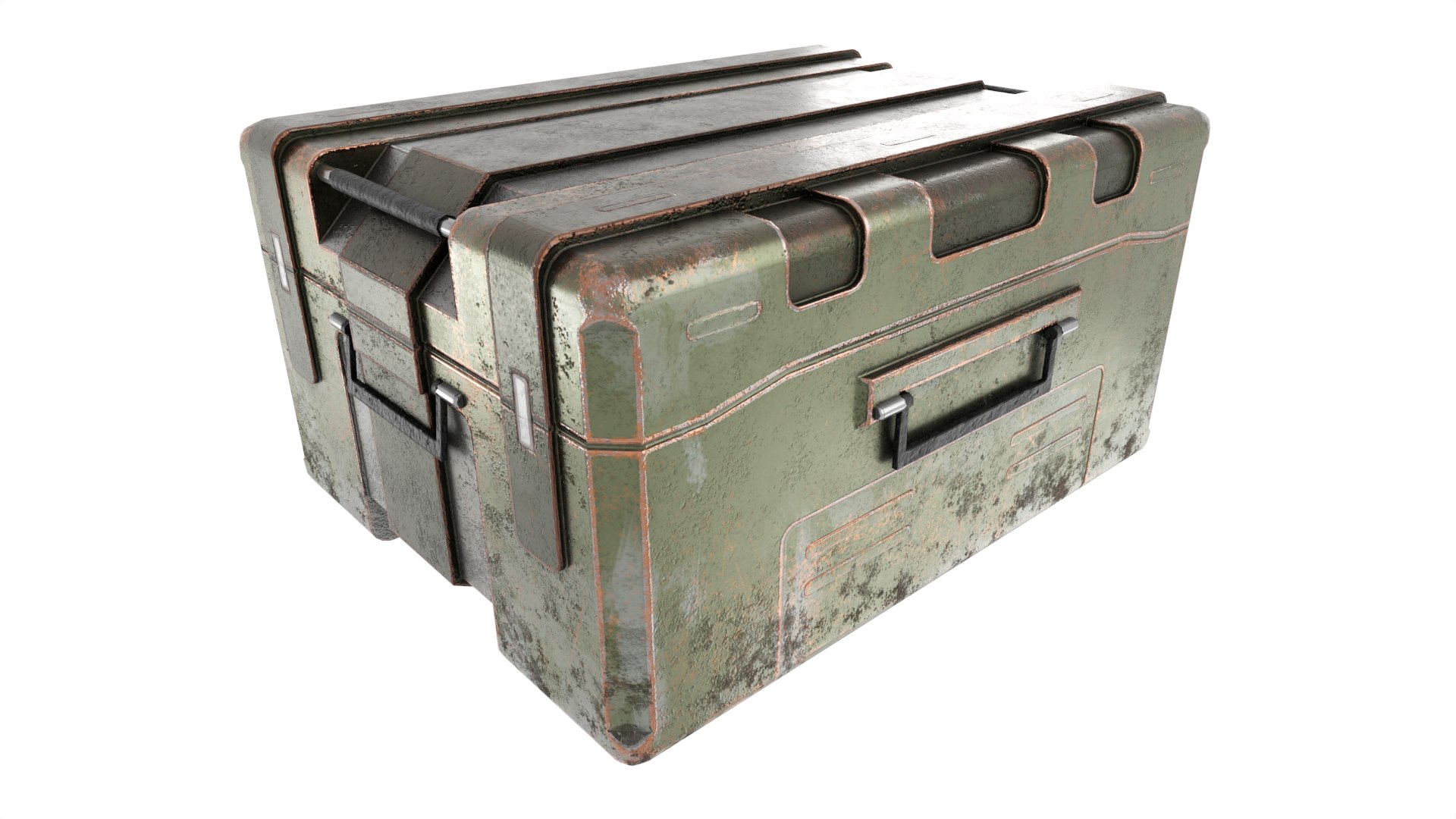 Sci-fi Military Crate 3D model - TurboSquid 2009577