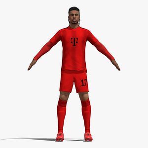 T-Pose Rigged Michael Olise Bayern Munich 24-25
