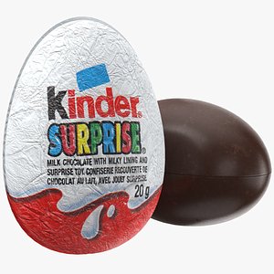 3D model real kinder egg