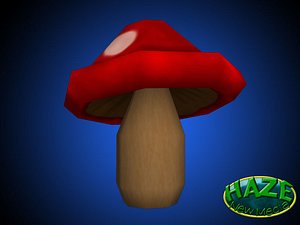 3d 3ds mushroom cartoons