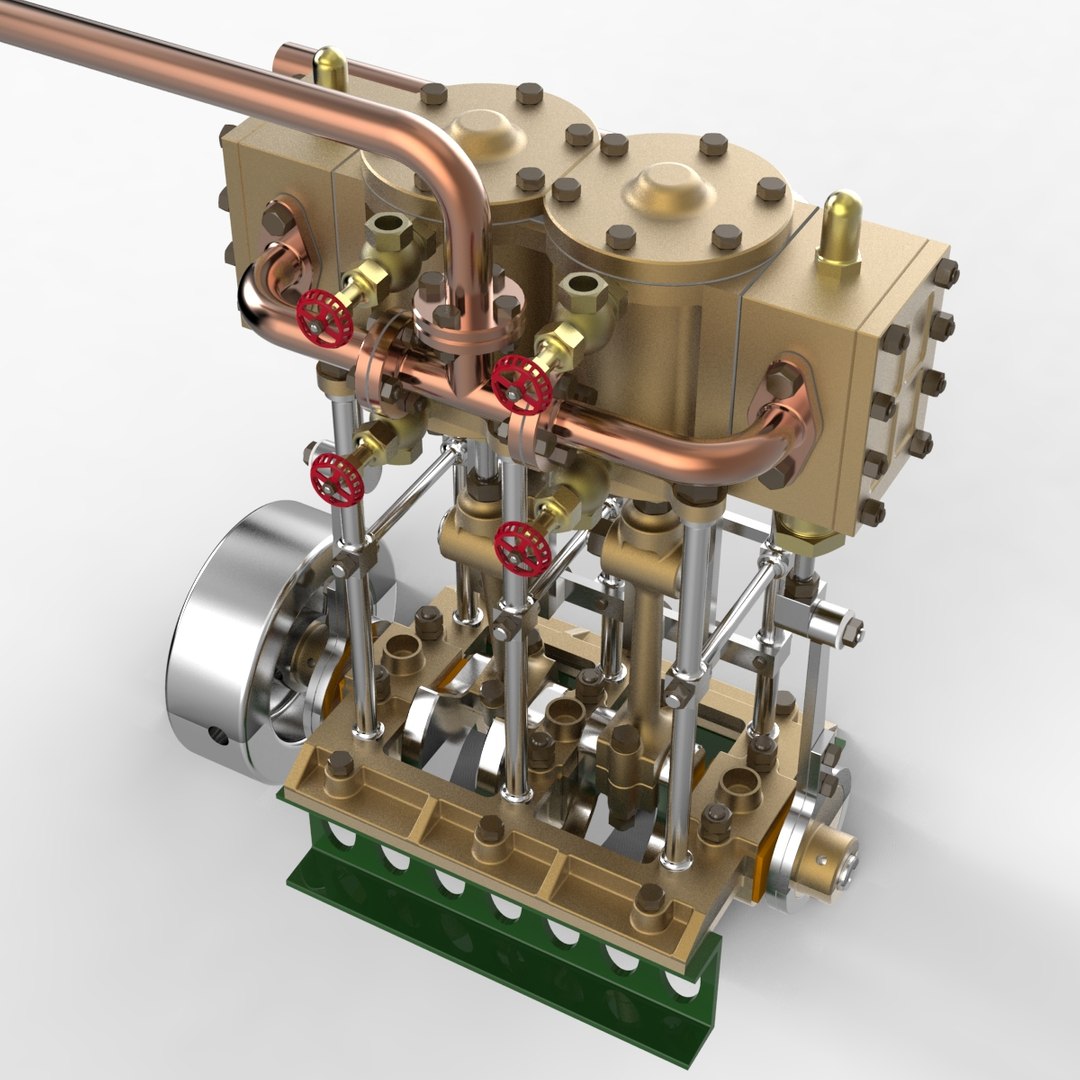 Navy Style Launch Engine 3d Obj