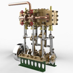 Model; "Navy Style" Steam Launch Engine