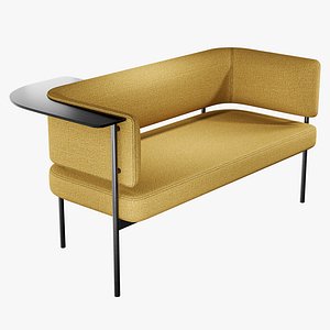 3D Sofa crescent