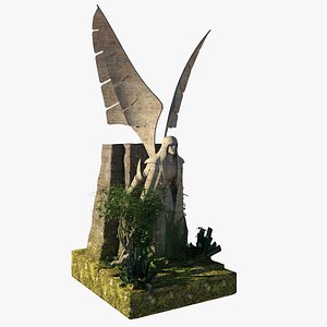 3d model statue architectural