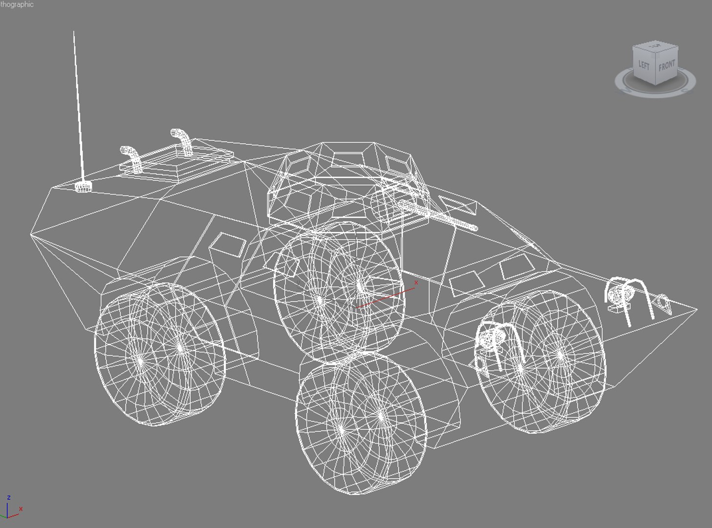 V-100 Commando 3d Model