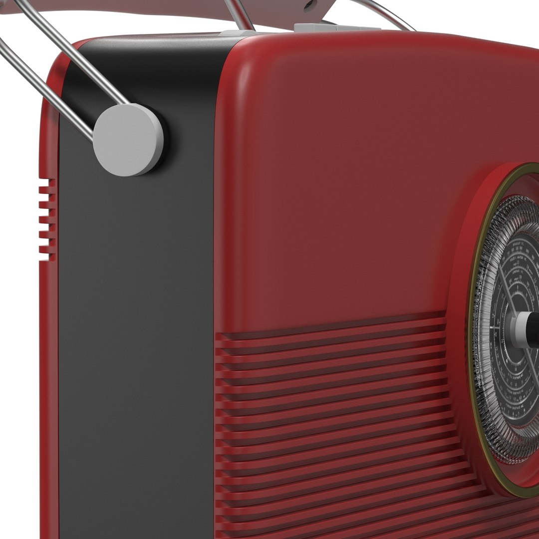 retro radio generic modeled c4d