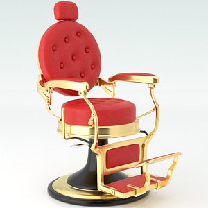 Alesso Professional Barber Chair red model