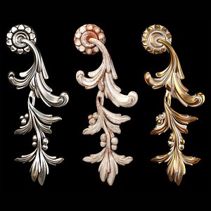 classic carved 3D model
