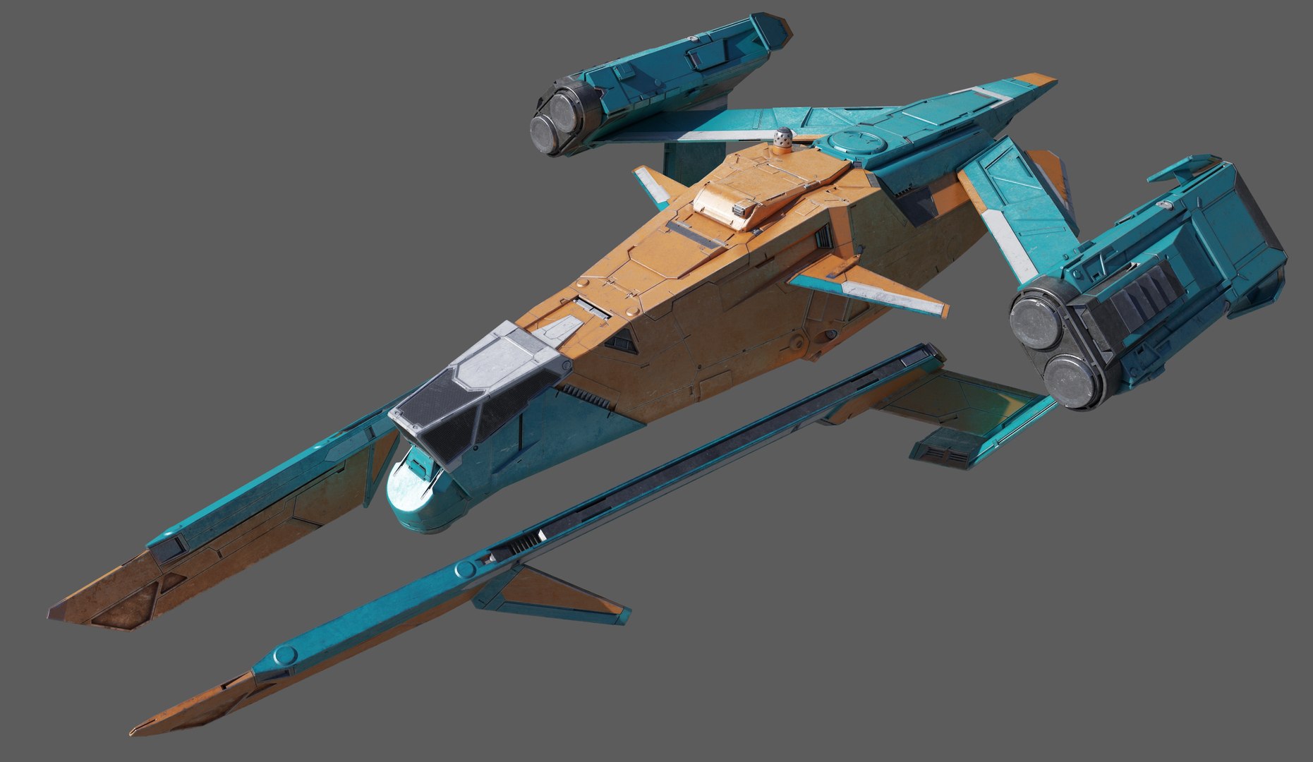 Spaceship 3D Model - Turbosquid 1286635