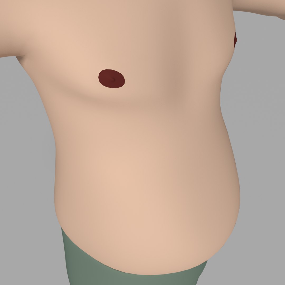 3D Man Fat Human Model - TurboSquid 1185948