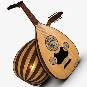 Low Poly Lute 3D Models For Download | TurboSquid