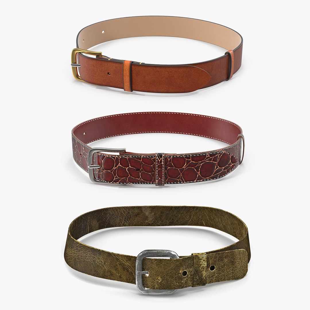 Belt Collection 3D model preview