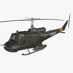 Bell UH-1B US Army Complex Animation --307--