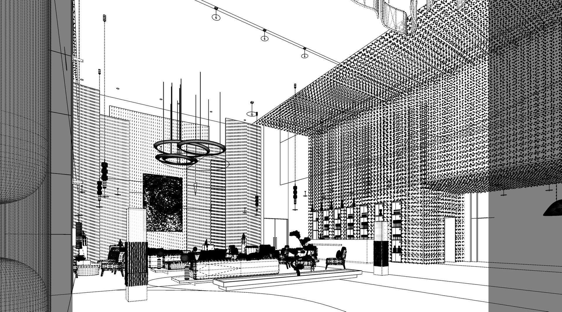 Hotel Lobby Interior-A12 3D Model - TurboSquid 2104497