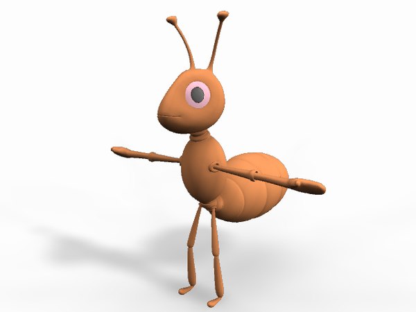 3d model ant insects bugs