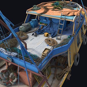 Props from fishing boat