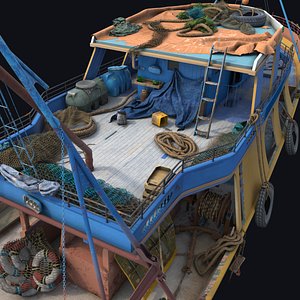 Props from fishing boat