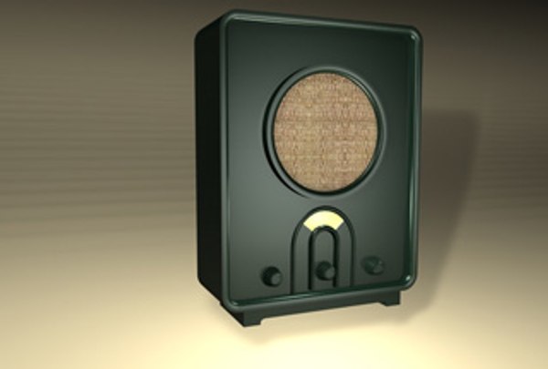 3d model radio