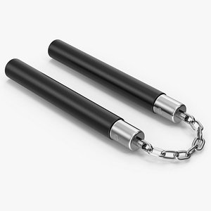 3D Nunchucks model