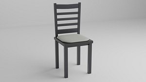 Black chair 3D model