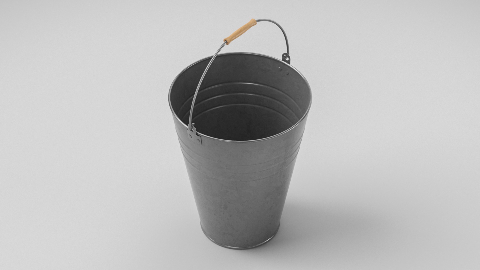 Metal Bucket Model - TurboSquid 1820744