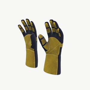 Welding Gloves 3D model
