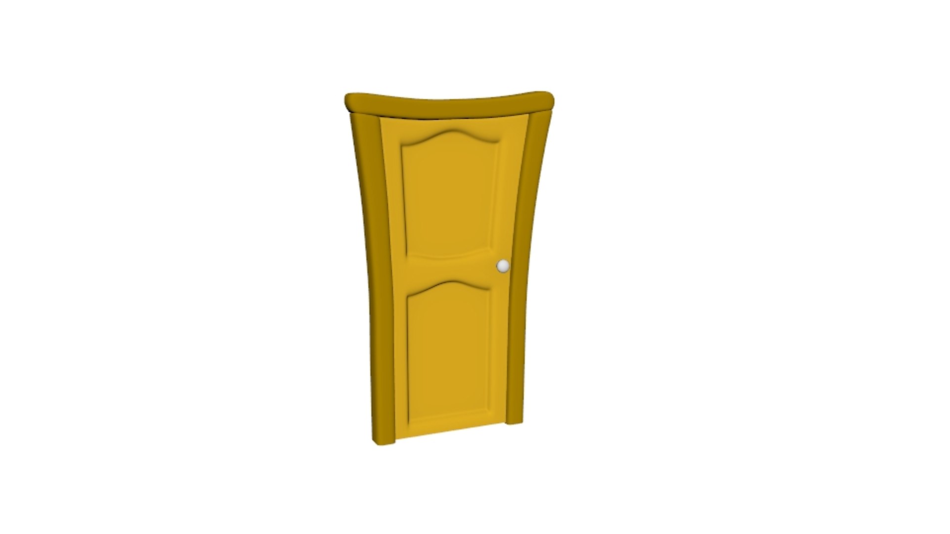 3D Cartoon Door - TurboSquid 1177914