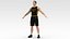 Basketballspieler Schwarzer Spieler 04
