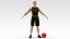 Basketballspieler Schwarzer Spieler 04