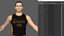 Basketballspieler Schwarzer Spieler 04