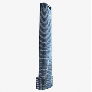 50 West Street Manhattan Low Poly PBR