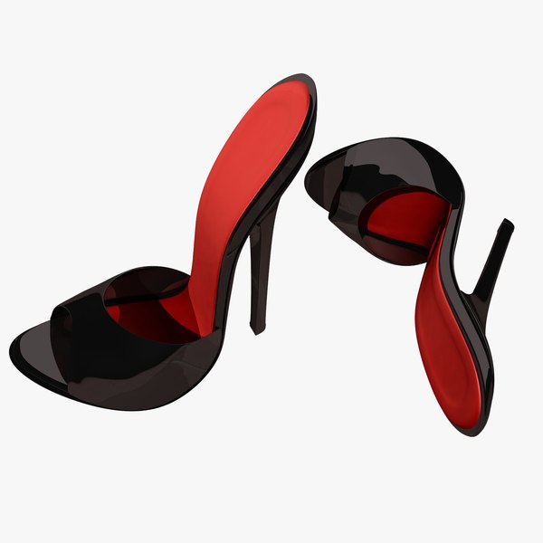 Heel Mules 3d C4d