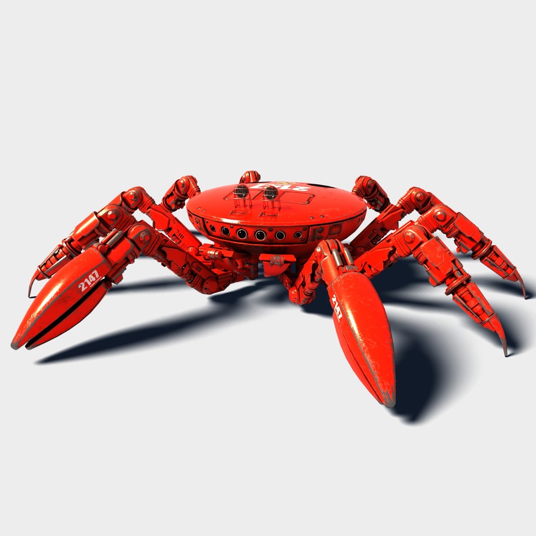 3D Model Crab Robot TurboSquid 1665778