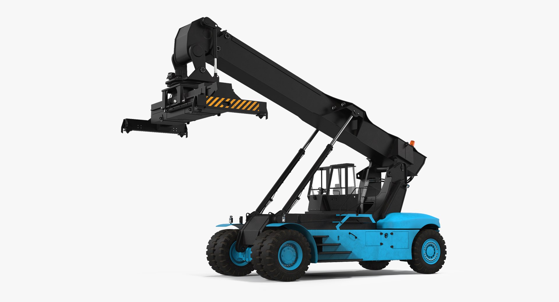 Reachstacker Generic Rigged 3D model preview