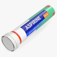 Effervescent Aspirine Package 25 Tabs