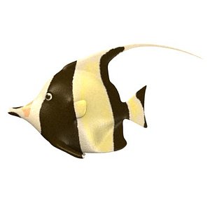 tropical fish 3d model