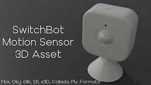 SwitchBot Smart Motion Door Sensor 3D model 3D