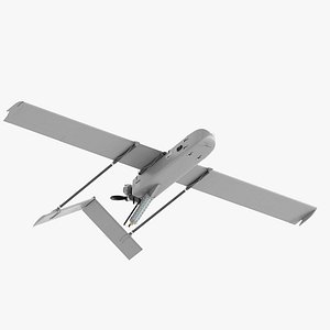 3D Ukrainian UAC FP-1 long range attack drone model