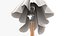 Adjustable Outdoor Patio Umbrella Folded