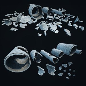 PBR Industrial Concrete Pipes v1
