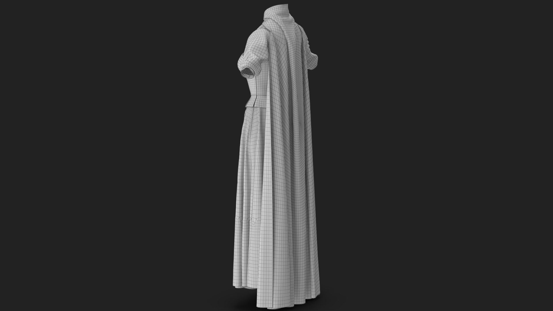 Corset Dress with Cape 4 3D model https://p.turbosquid.com/ts-thumb/6O/bsHA2R/Qk/wireframe_05/jpg/1695060275/1920x1080/fit_q87/2a25884b5b232886e2ce8670dcfd2e7680aa48f0/wireframe_05.jpg