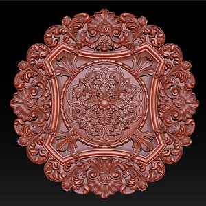 Decorative Ceiling Center - for CNC router 3D