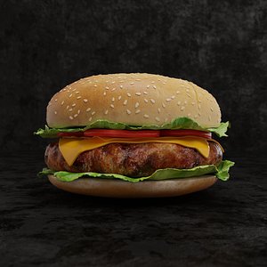 Hamburger Realistic Burger