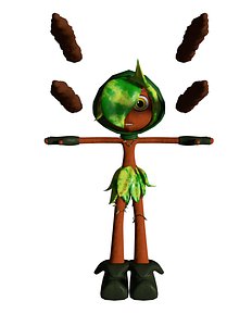 Wood Fairy 3D model