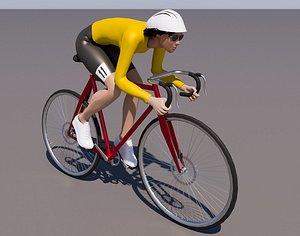 Bike Woman 3D