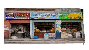 3D model ASIAN PAKISTANI SHOP MODEL