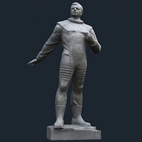 Sculpture of Gagarin