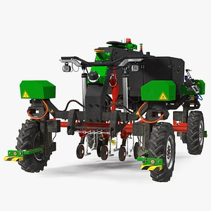Modern Farm Robot Dirty