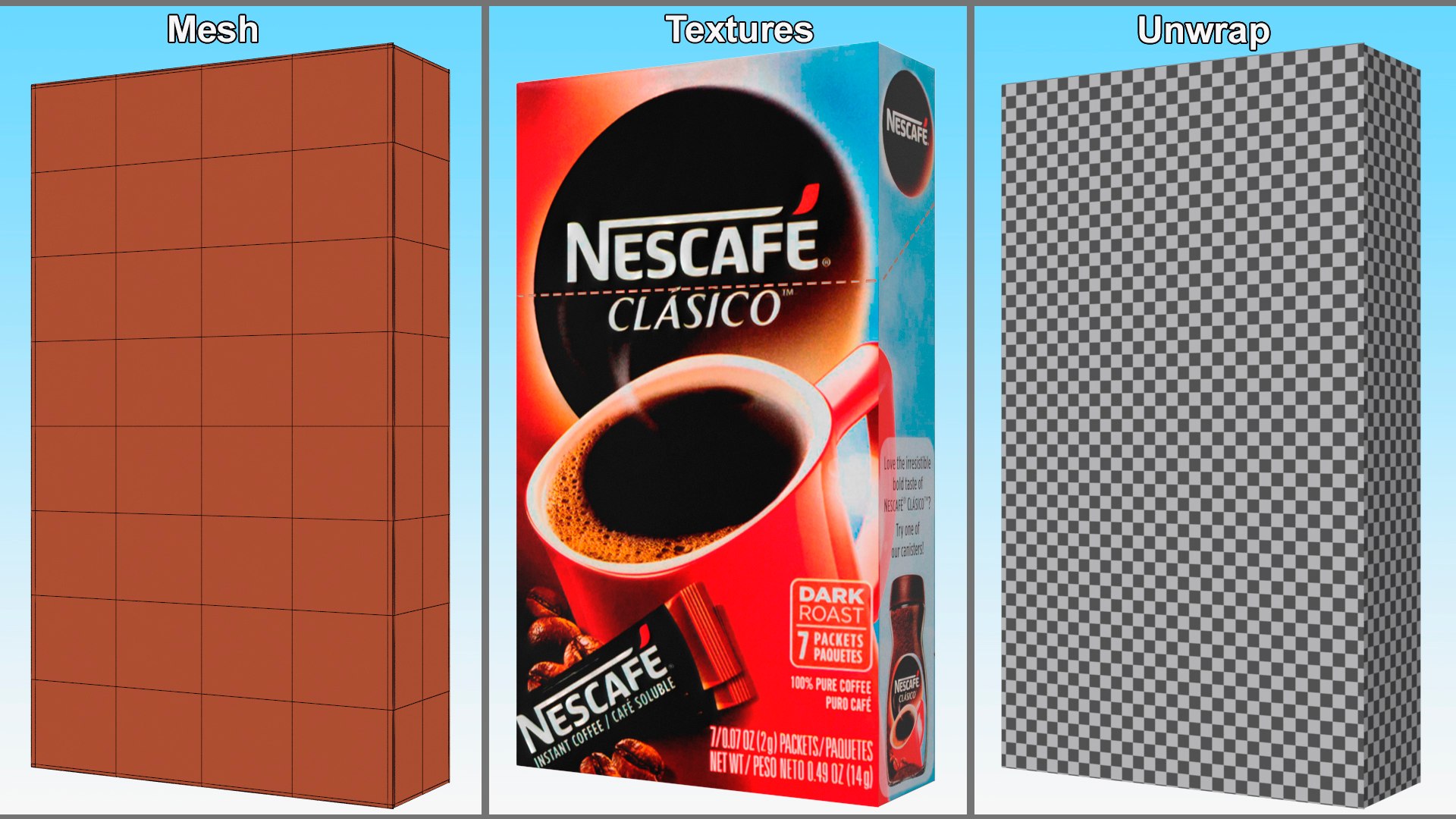 Nescafe Clasico Box 3D Model - TurboSquid 2160542