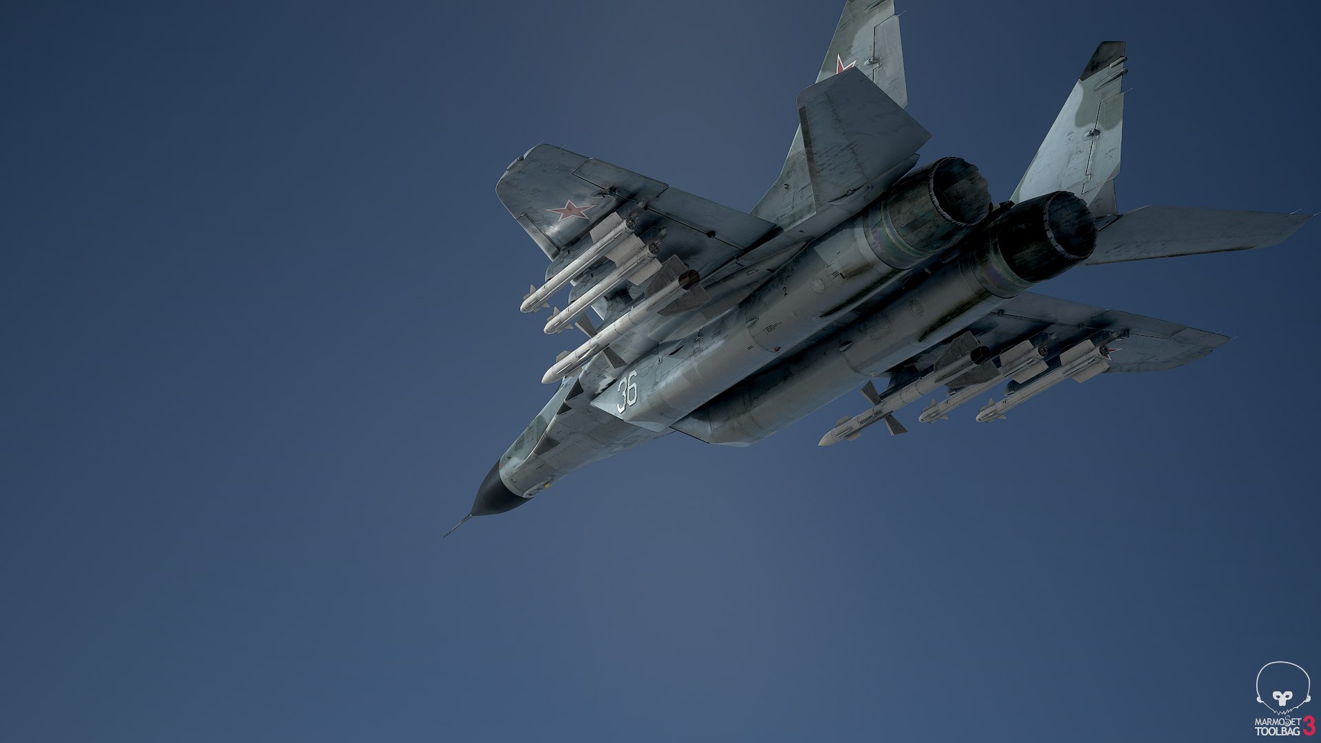 mig-29a fulcrum 3d model